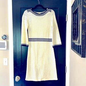 Boden knit dress with slip - like new!